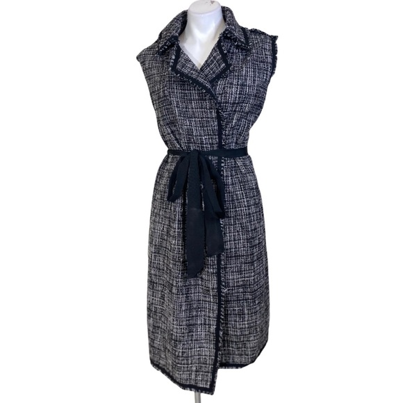 Lane Bryant tweed belted dress - Picture 2 of 4